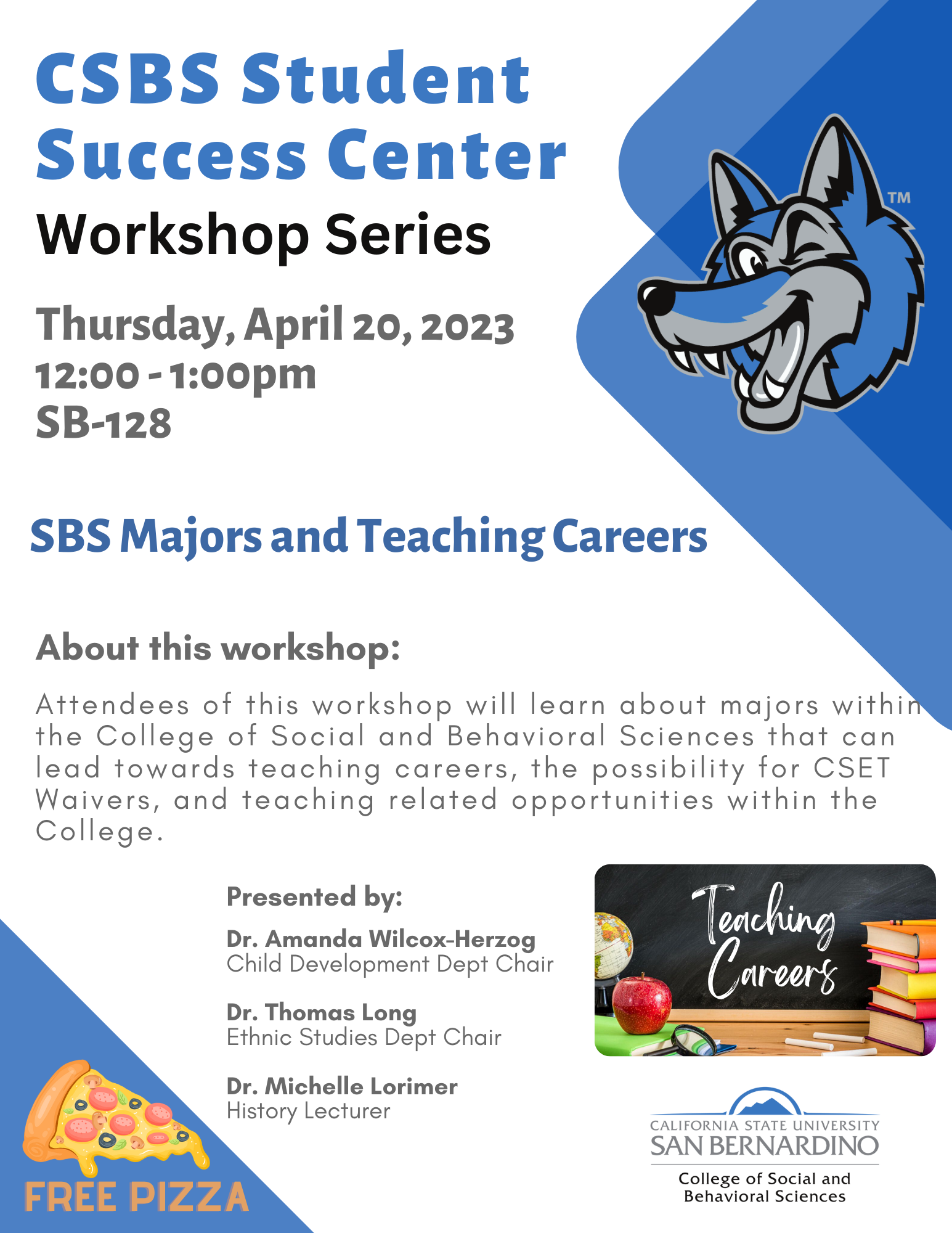 CSBS SSC Series SBS Majors and Teaching Careers CSUSB